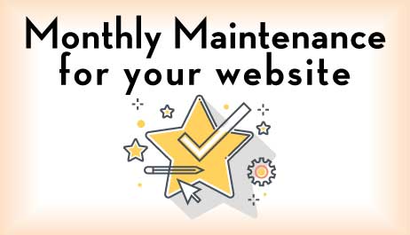 Icons for wordpress monthly maintenace