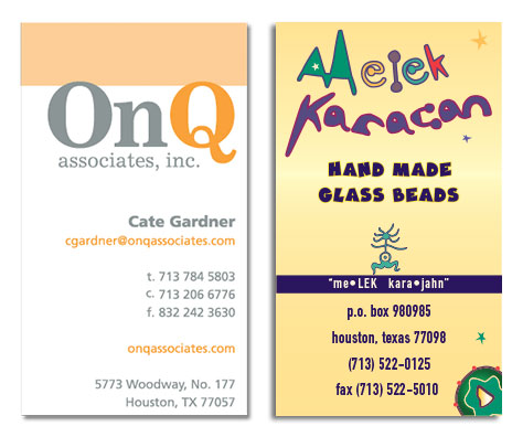 Zoe Snyder Business Card Design