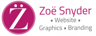 Zoe Snyder.com - Website design and graphics Houston, Texas